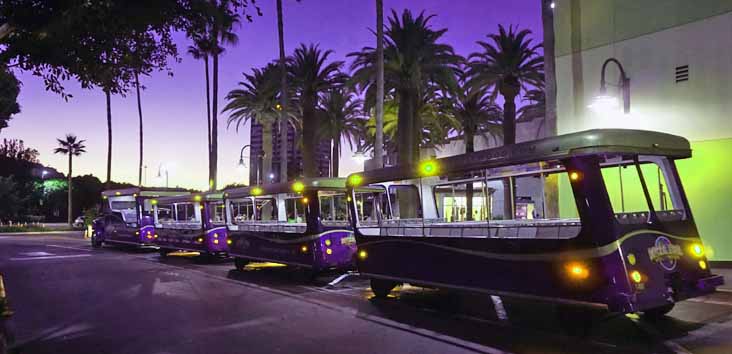 Universal Studios pick up trolley